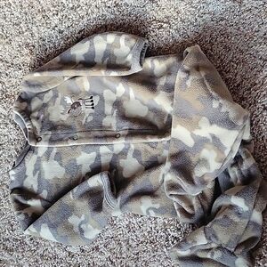Fleece sleeper with feet, 6-9 months